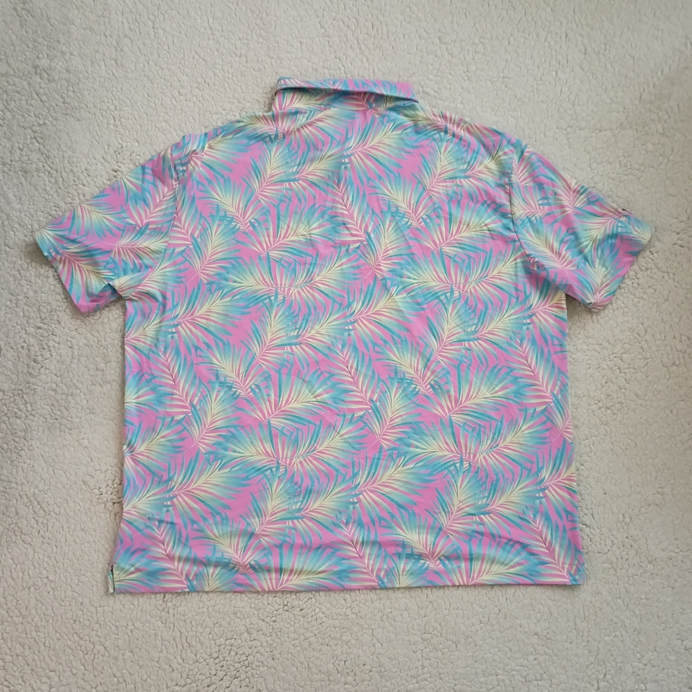 Sunday Swagger Kapalua Tropical Palms Golf Polo Shirt - Picture 3 of 4